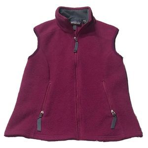 Patagonia Synchilla Fleece Vest Women’s Size Medium Purple Full Zip W778F